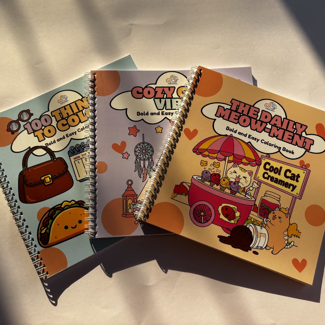 “Bold and easy coloring books collection with simple, beginner-friendly designs for relaxing and stress-free coloring”