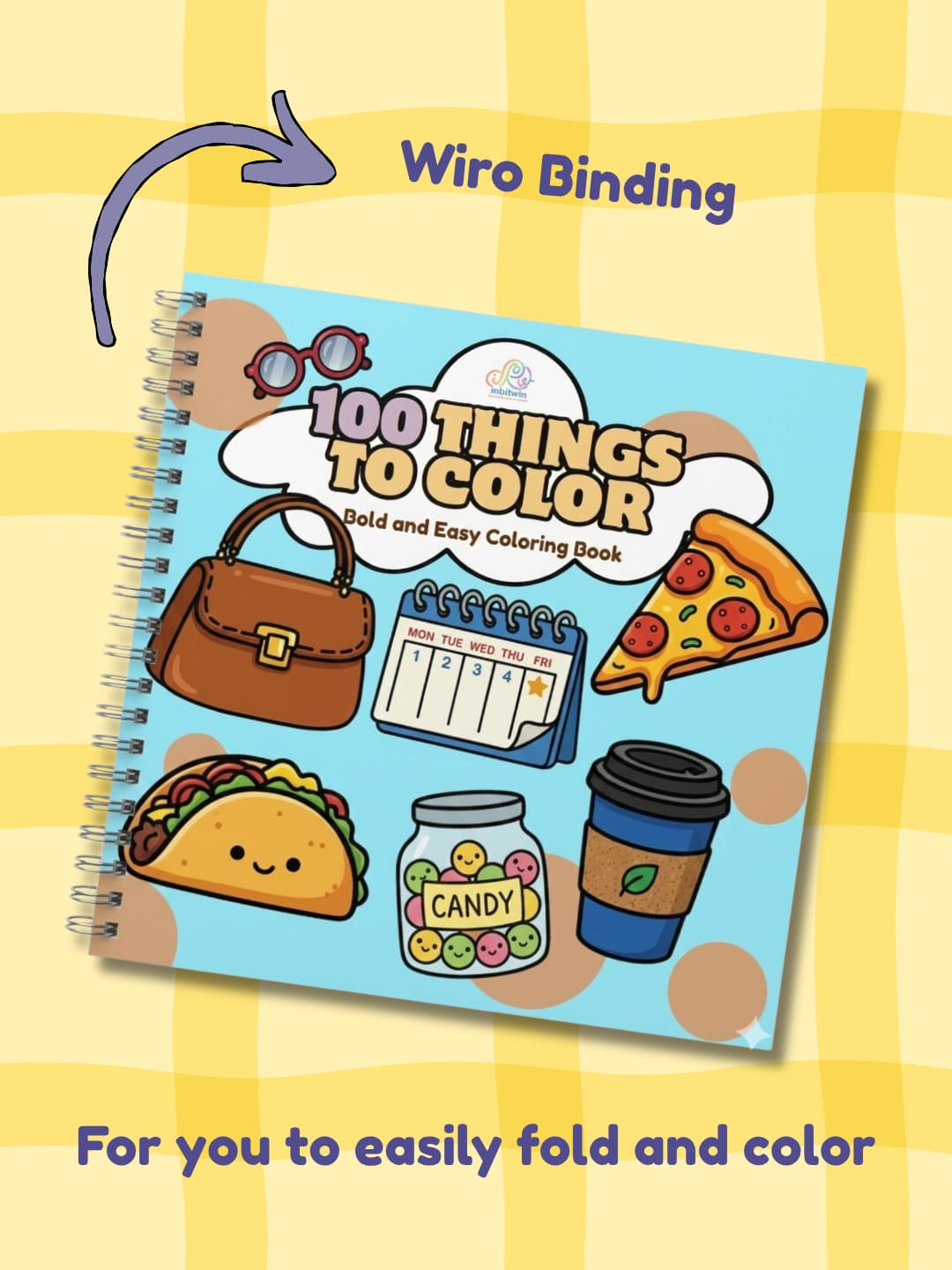 100 Things to Color - Bold and Easy Coloring Book