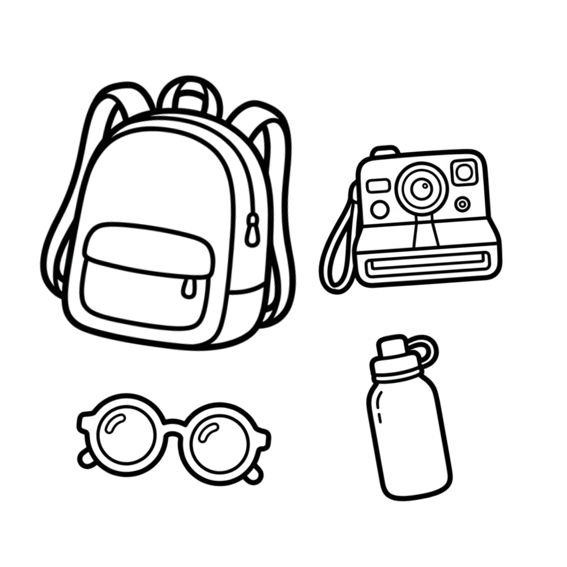 100 Things to Color - Bold and Easy Coloring Book