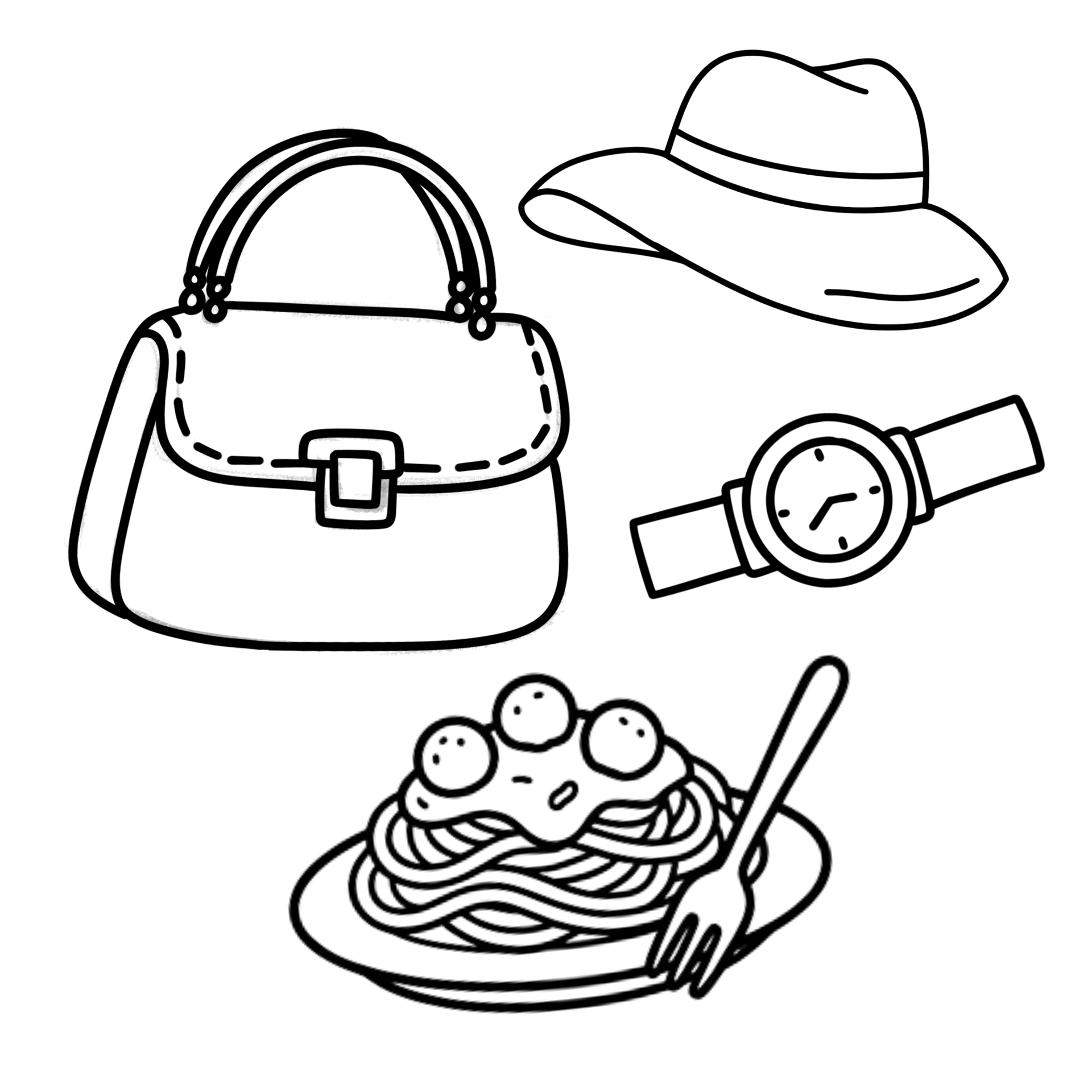 100 Things to Color - Bold and Easy Coloring Book
