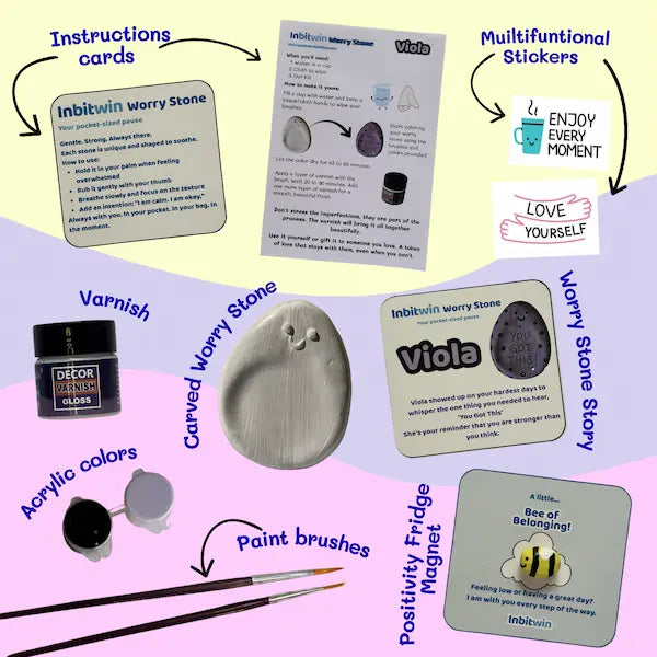Viola : Worry Stone Kit