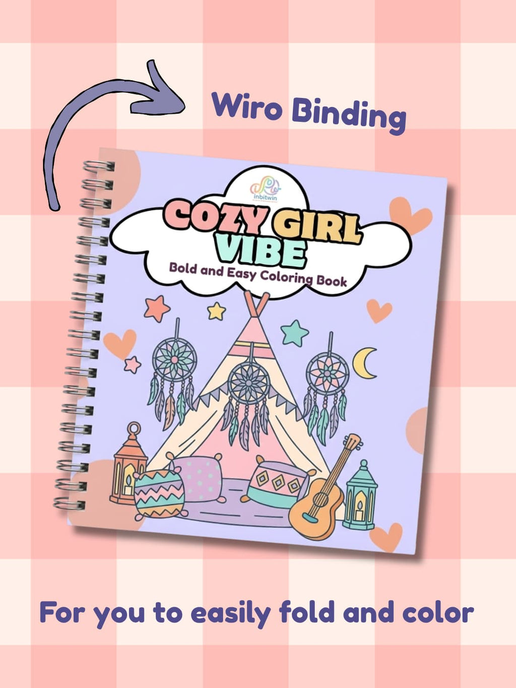 Cozy Escape Set - 100 Things to Color & Cozy Girl Vibe Bold and Easy Coloring Book