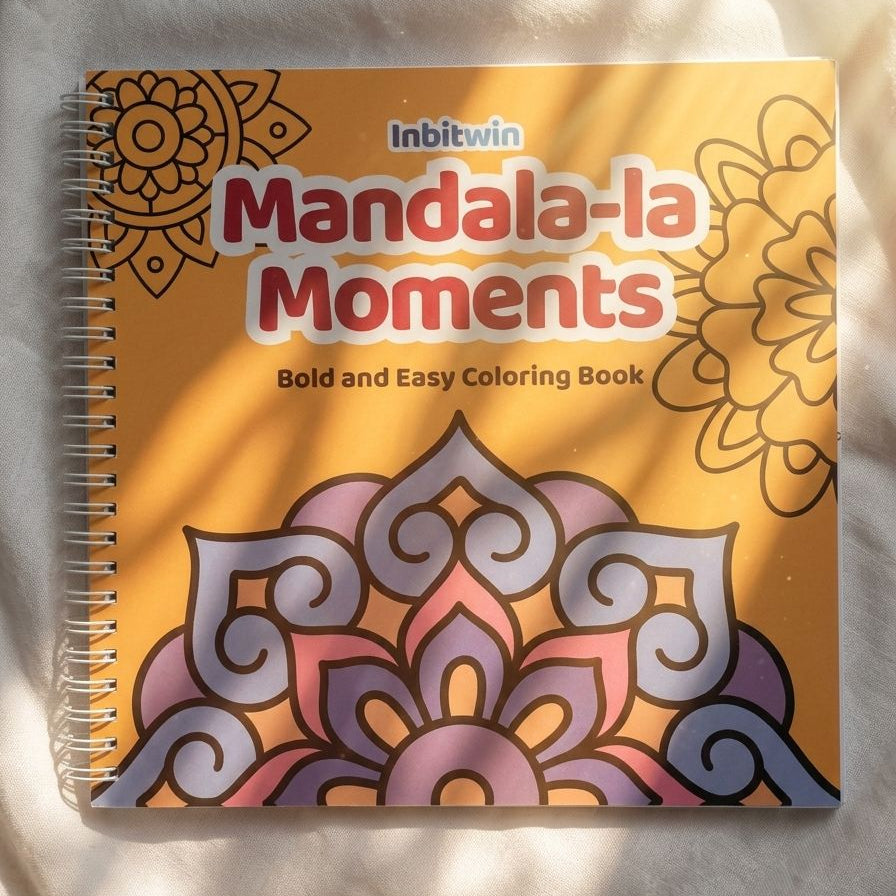 Mandala-la Moments : Bold and Easy coloring book