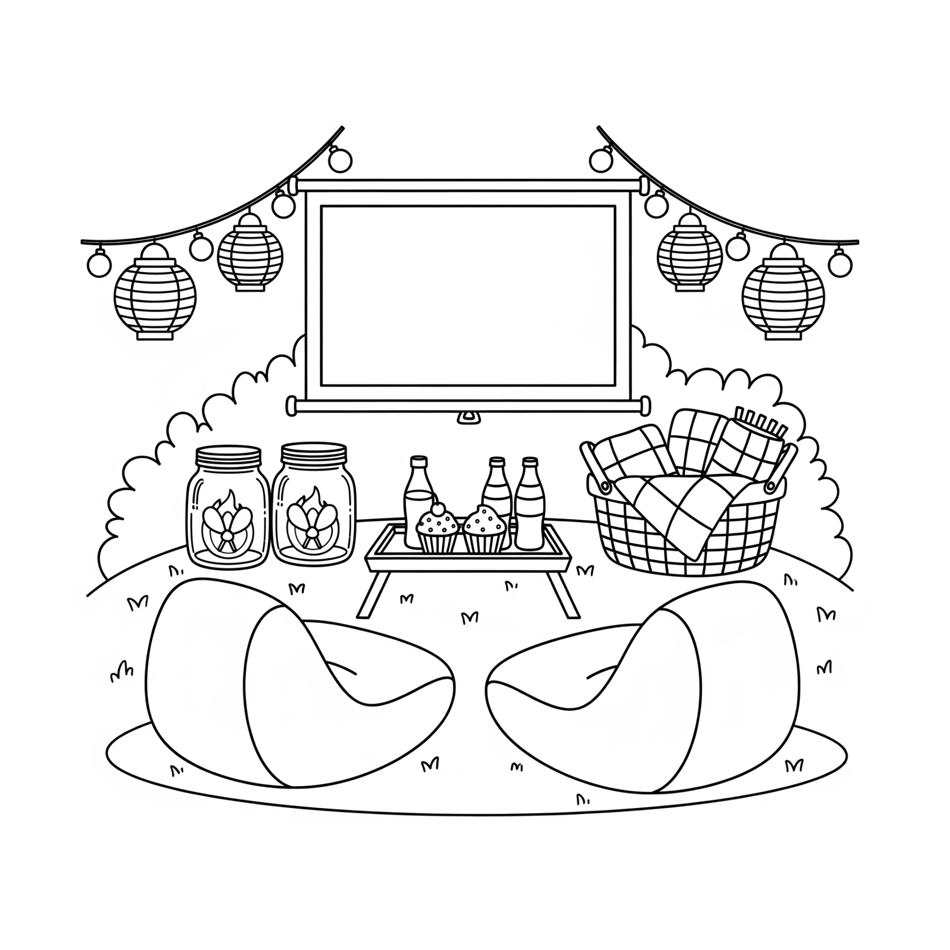 Cozy Girl Vibe - Bold and Easy Coloring Book