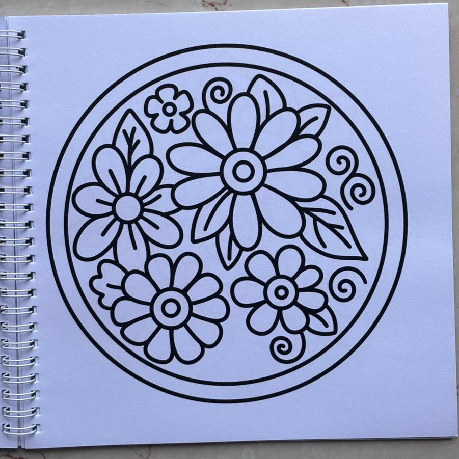 Mandala-la Moments : Bold and Easy coloring book